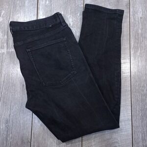 Outerknown S.E.A. Jeans Mens 34x32 Black Slim Fit Organic Cotton Denim Pants